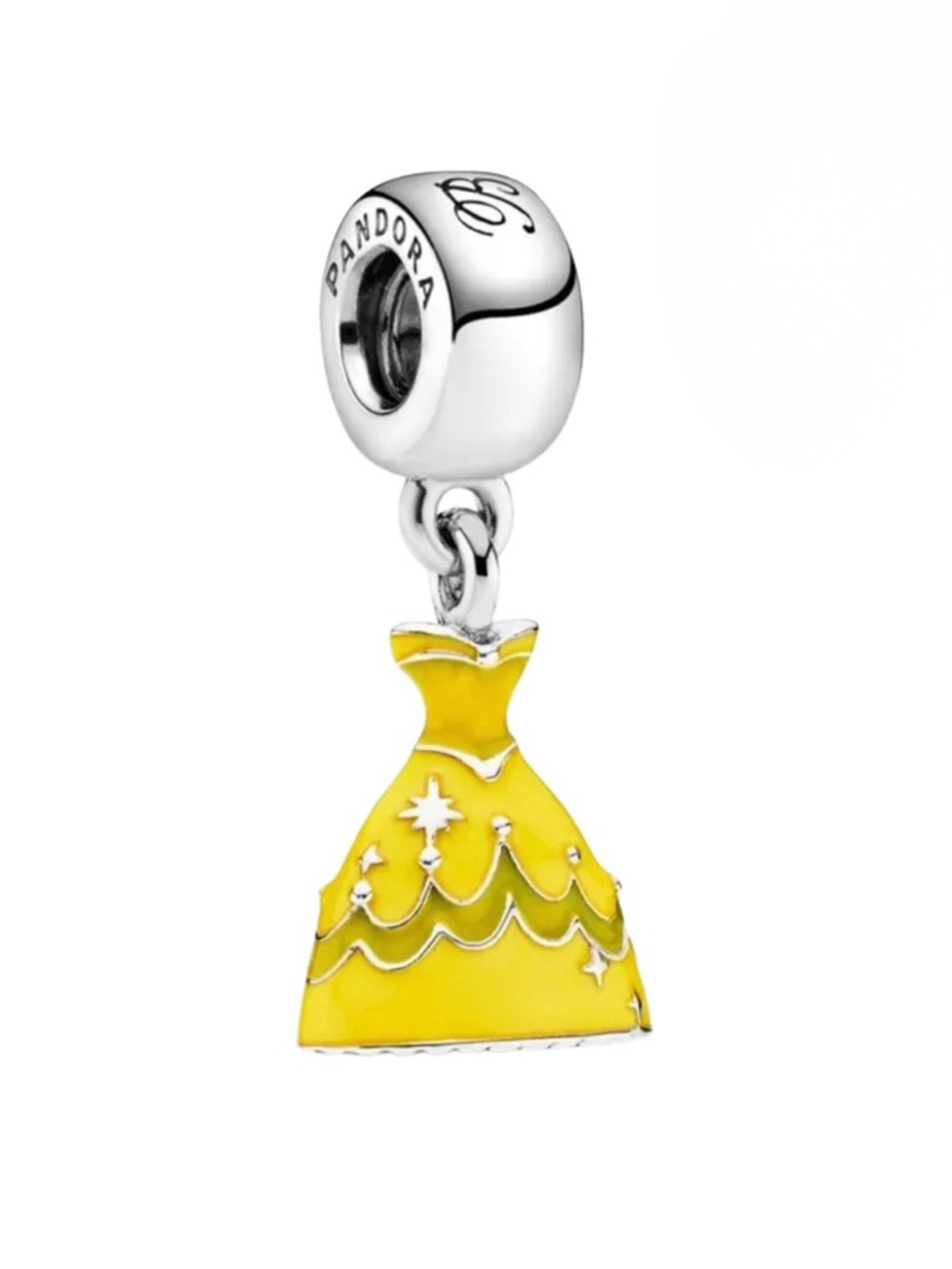 New Pandora Beauty and the Beast Belle Dangle Charm